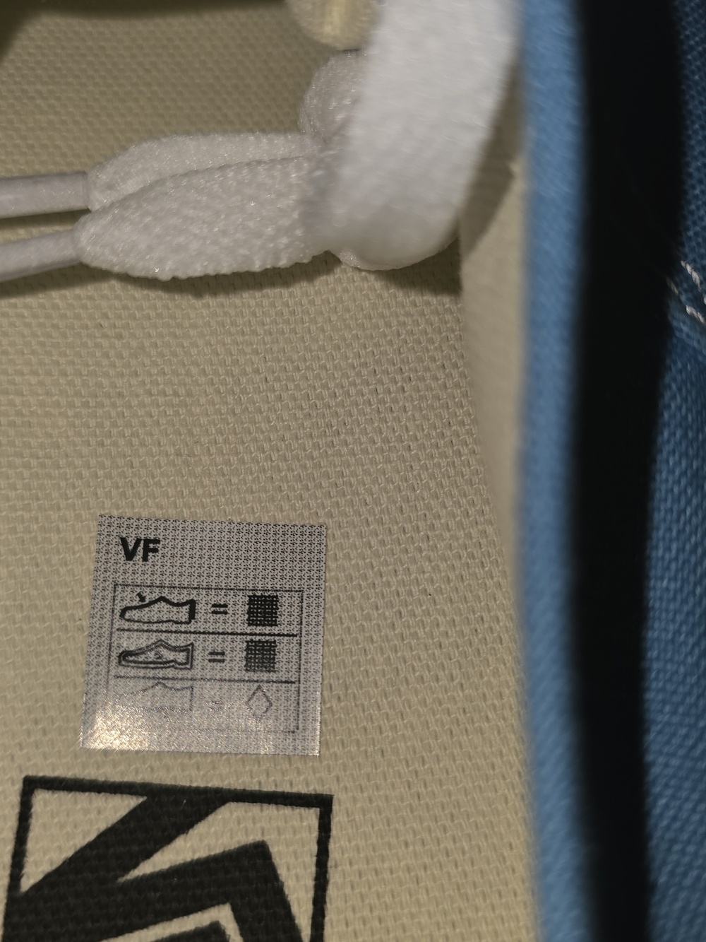 Vans Classic Canvas Sneakers in Sky Blue and White - Picture 4 of 7
